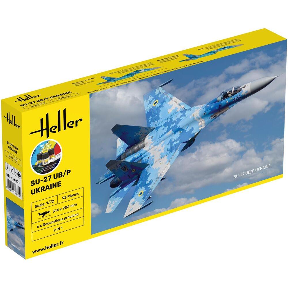 Heller STARTER KIT SU-27 UB/P Ukraine
