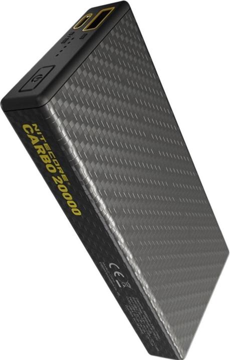 Nitecore Powerbank CARBO20000 - 20000mAh (20000 mAh, 38 W, 74 Wh)