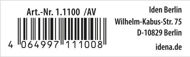 Valeurs nutritives et ingrédients Idena Classeur à anneaux Eco A4 2 anneaux gris FSC-Mix (A4, 20 mm, 1 pcs)