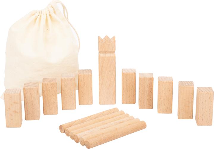 Actual product image small foot Viking game Mini-Kubb (German)