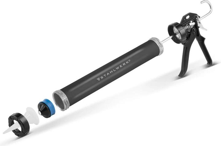 Actual product image Stahlwerk Silicone gun SPB-600 ST with 600 ml aluminum silicone gun