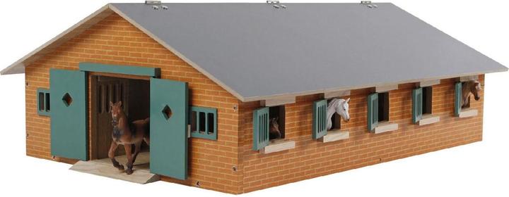 Image du produit Sombo Bois d'écurie Horse avec 9 écuries 1:32