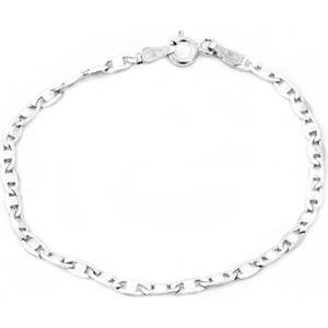 Beneto, Armschmuck, Modern silver bracelet AGB482 - Length: 22 cm, (22 cm)