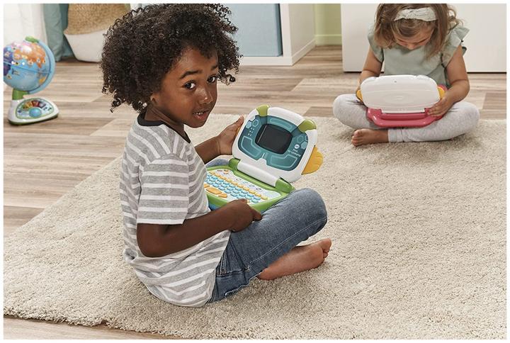 Produktbild VTech 615103 Leap Frog Stem Laptop Learn to Write in English - Blue (English Version) 3+ Years (Englisch)