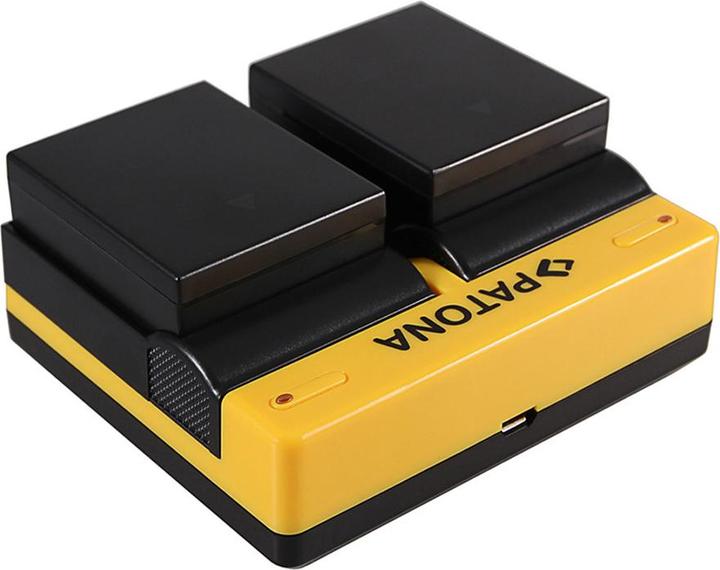 Actual product image Patona Dual charger for Olympus BLH-1 OM-D EM-1 Mark 2 EM-1 Mark II BLH-1 OM-D incl. Micro-USB (Camera battery charger)