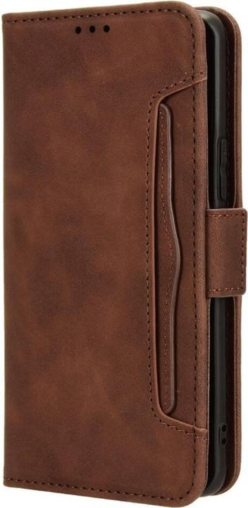 Actual product image Cover-Discount Honor Magic6 Lite - Case many card slots brown (Honor Magic6 Lite)