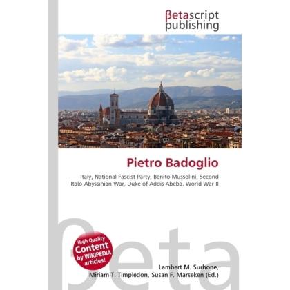 Pietro Badoglio, Fachbücher