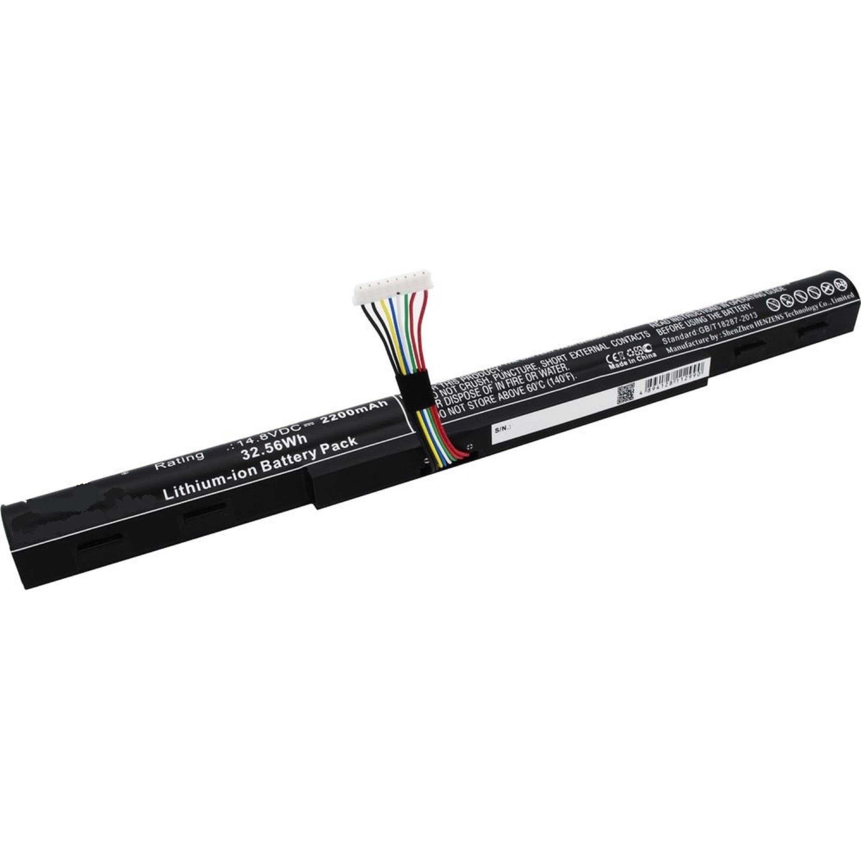 AGI Akku kompatibel mit Acer Aspire E5-573 - Akku - 1.800 mAh (1800 mAh), Notebook Akku, Schwarz