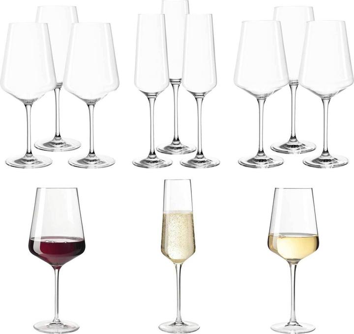 Produktbild Leonardo Puccini (75 cl, 12 Gläser, Weissweingläser, Rotweingläser)