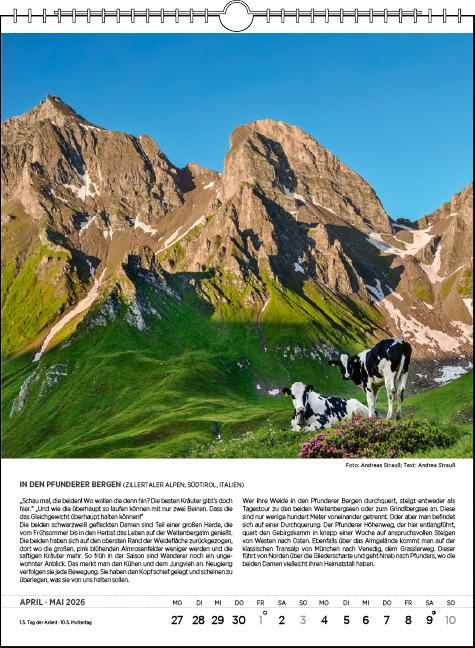 Produktbild Blodigs Alpenkalender 2026 (24 x 32 cm, Harter Einband, Deutsch)