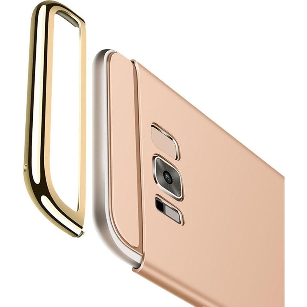Thumbnail - König Design Handy Hülle Schutz Case für Samsung Galaxy S8 Bumper 3 in 1 Cover Chrom Silber (Samsung Galaxy S8+), Smartp...