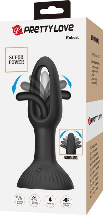Actual product image Pretty Love Hubert Analplug mit 7 Vibrationsmodi