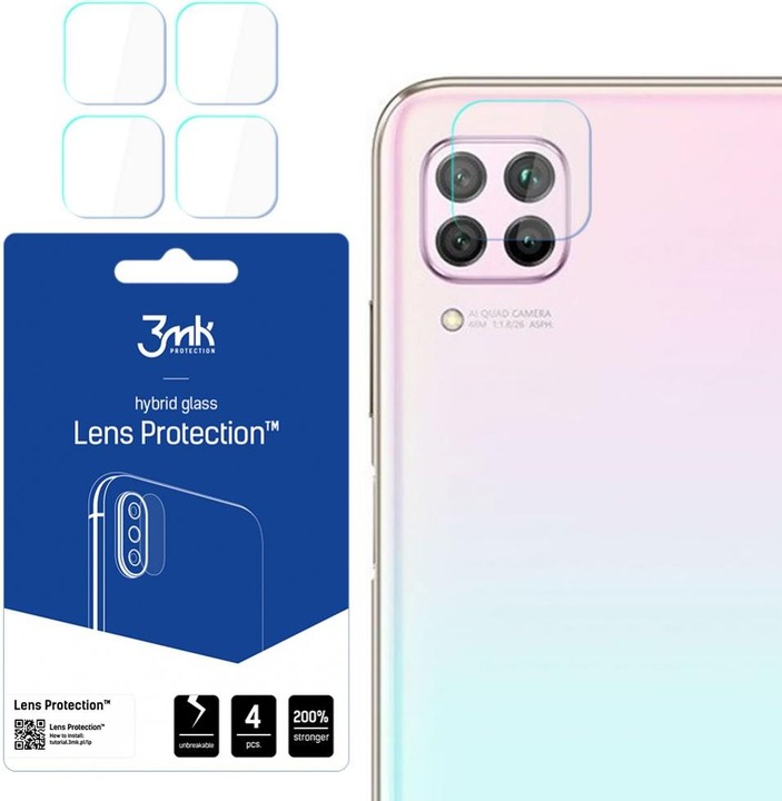 Produktbild 3MK hybrid glass Lens Protection for Huawei P40 Lite (1 Stück, Huawei P40 Lite)