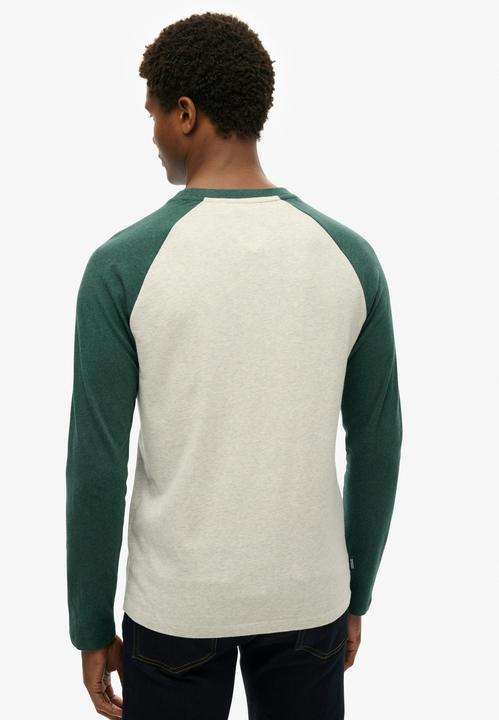 Produktbild Superdry Essential Baseball-Oberteil mit langen Ärmeln (L)
