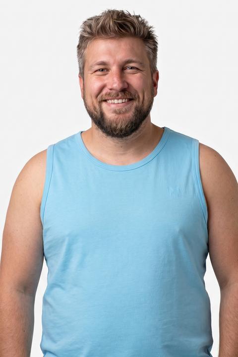 Actual product image Men+ Tanktop, Basic, 2er-Pack, Rundhals (L)