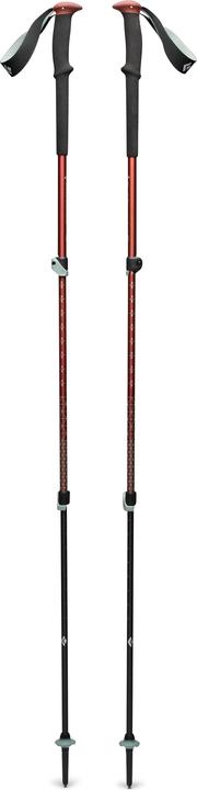 Produktbild Black Diamond Trekkingst?cke Trail (rot/mint, 1 Paar, 100-140 cm) (100 - 140 cm)