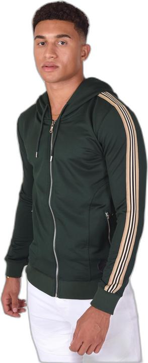 Actual product image Project X Paris hooded sweatshirt with zipper and equestrian stripes (XL)