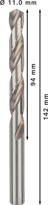 Image du produit Bosch Professional Zubehör Foret hélicoïdal PRO Metal HSS-G, 11 x 94 x 142 mm (11 mm)