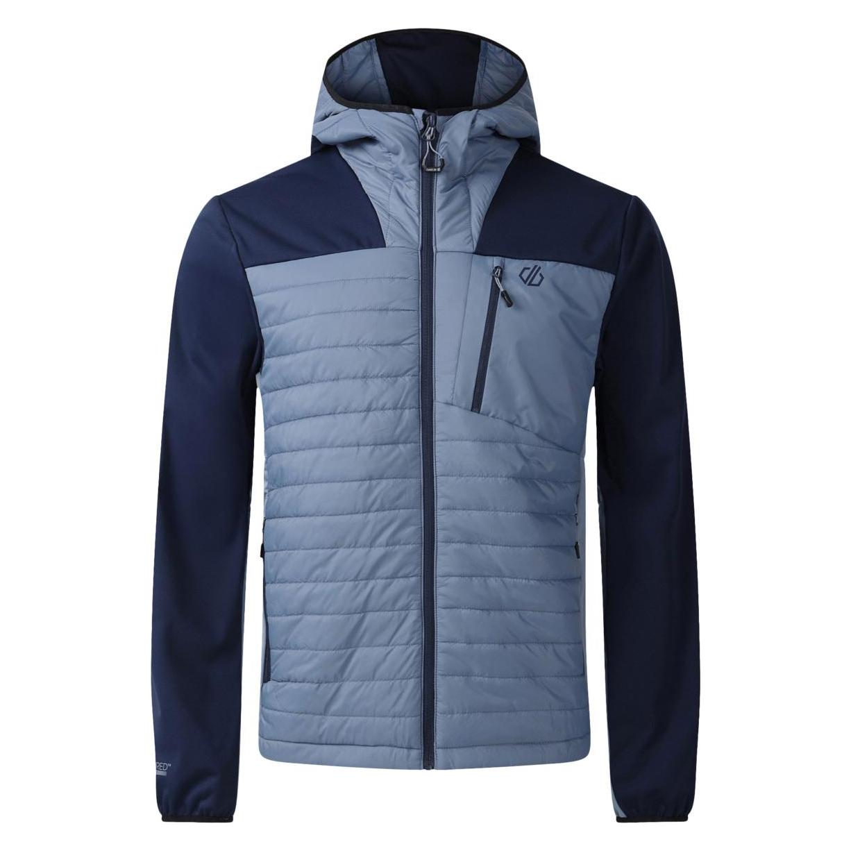 Dare2b, Herren, Outdoorjacken, Mountaineer Softshell (S), Grau, Blau, S