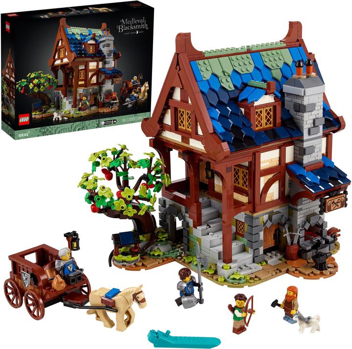 Produktbild LEGO Mittelalterliche Schmiede (21325, LEGO Ideas, LEGO Seltene Sets)