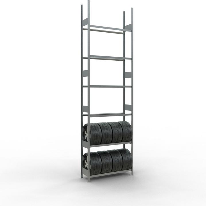 Actual product image Schulte Lagertechnik Wheels basic rack MULTIplus150