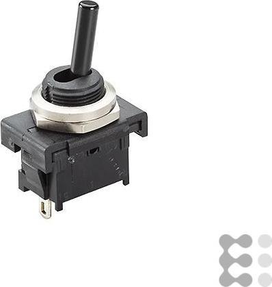 Actual product image Bachmann 924.160 Toggle switch 1P Black Electric switch