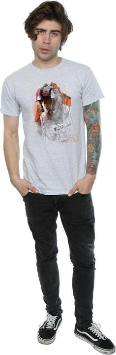 Image du produit Star Wars - T-shirt THE LAST JEDI POE DAMERON BRUSHED - Homme (3XL)