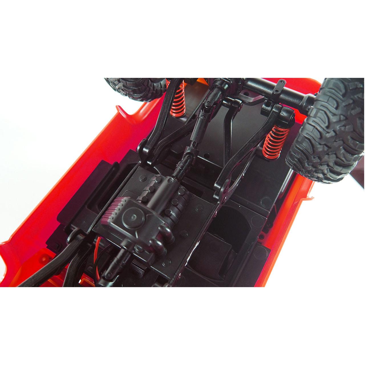 Thumbnail - Amewi RC AMX Rock Geländewagen 4WD Bausatz 1:16 rot (Kit)