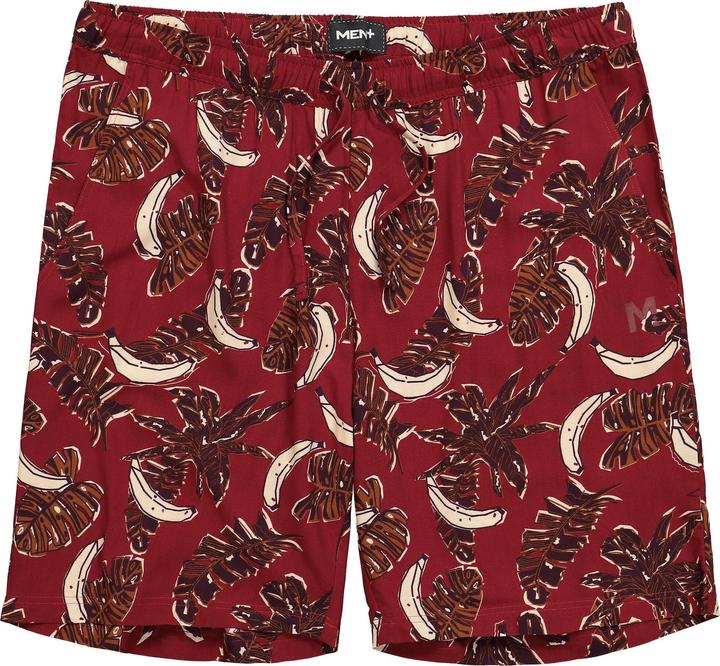Actual product image Men+ Viskose-Bermuda, Alloverprint, Elastikbund (7XL)