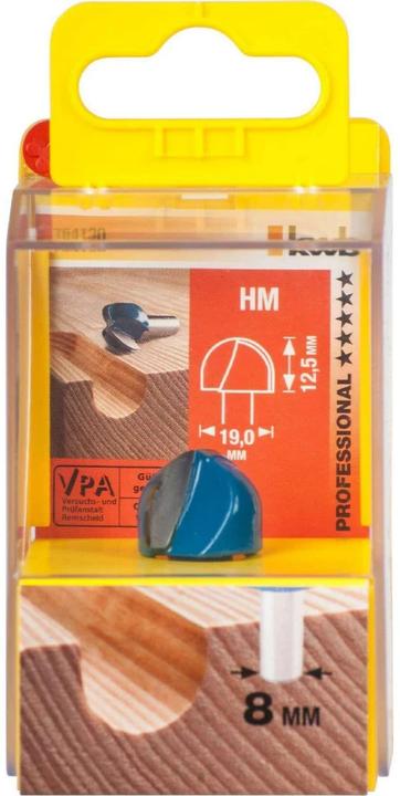 Actual product image kwb Hm chamfer milling cutter 19Mm