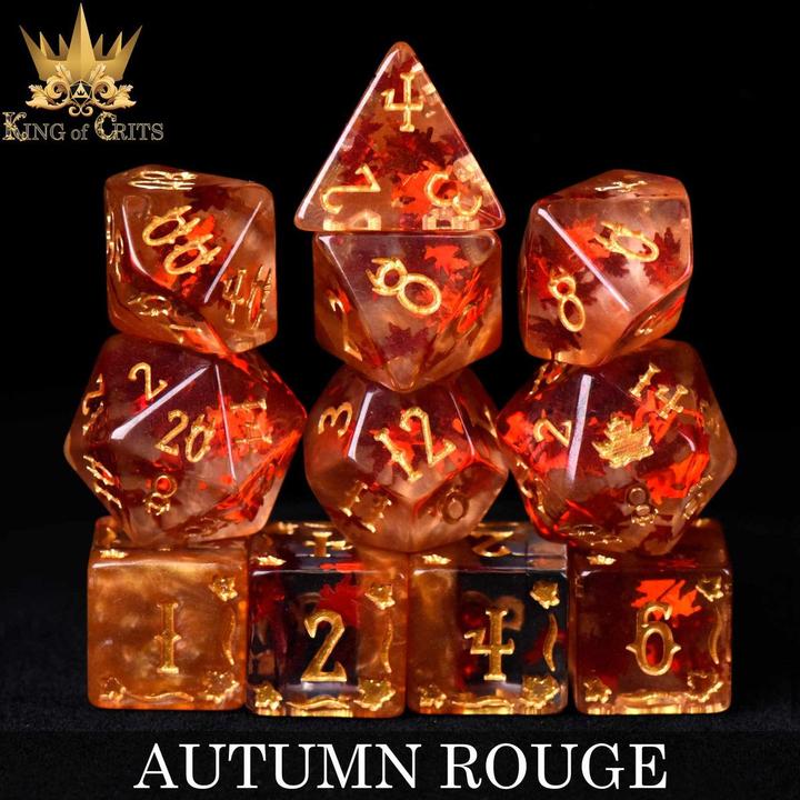 Immagine prodotto DnD Dice Autumn Rouge 11 Dice Set