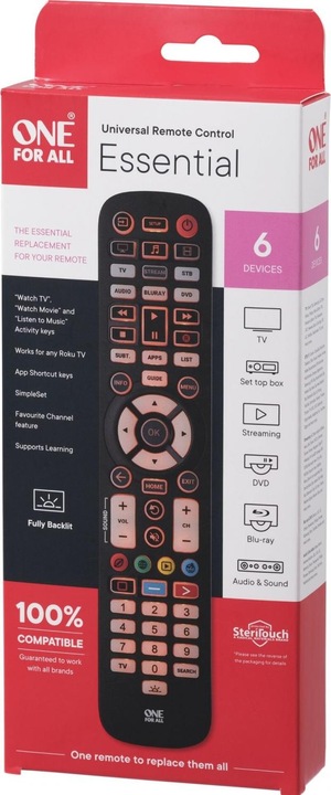 Actual product image One for All URC3661 (Universal remote control, Infrared)