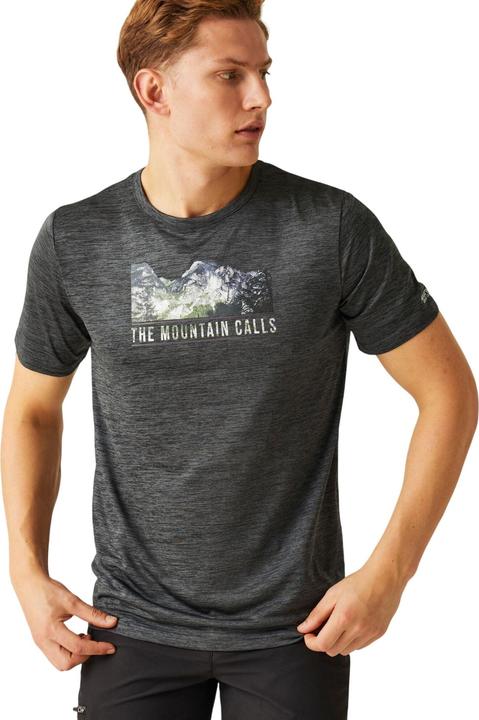 Actual product image Regatta Mens Fingal VIII Mountain Marl T-Shirt (XL)