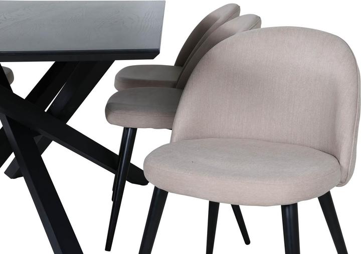 Actual product image Ebuy24 Dining Set PiazzaBLBL (Iron, MDF, Wood)