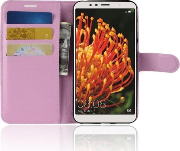 Produktbild MU Classic Litchi Leder Bookcover Series (Huawei Y6 (2018))