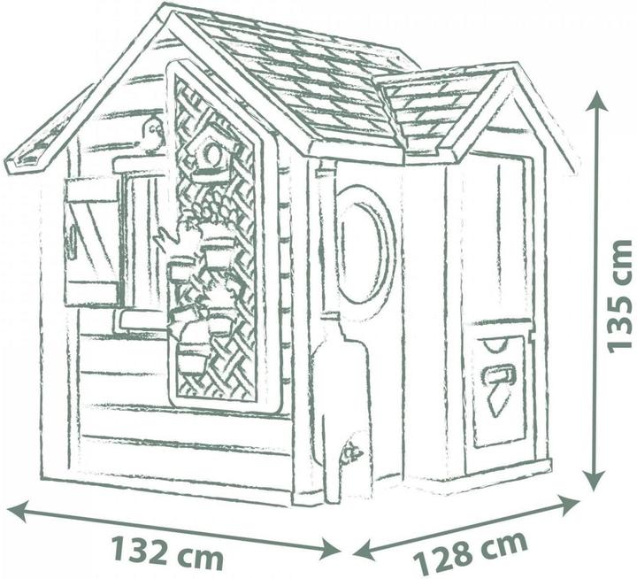 Produktbild Smoby Life Spielhaus Garten