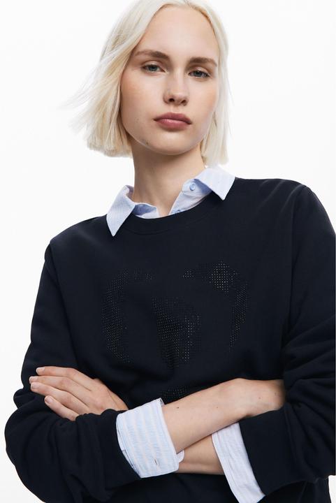 Produktbild Desigual sweatshirt damen desigua strass (L)