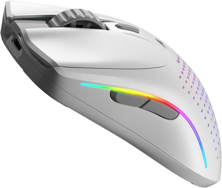 Actual product image Glorious Model O 2 Mini Wireless Gaming Mouse, White (Matte) (Cable, Wireless)