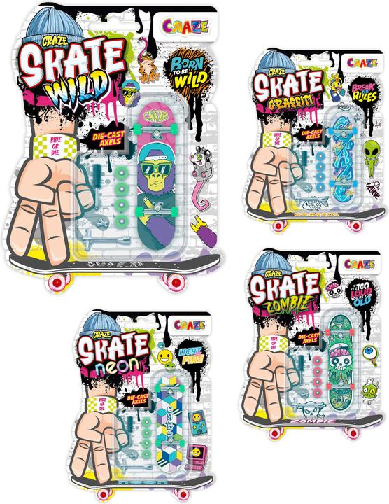 Produktbild Craze Finger-Skateboard Single Mix (Multilingual)