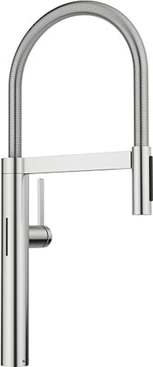 Produktbild Blanco CULINA-S II Sensor PVD steel | Hochdruck | Mit herausziehbarem Schlauch | Wechsel von Klarstr