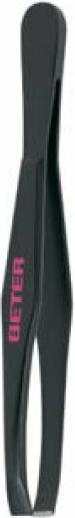 Actual product image Beter PINZA depilar punta recta acero negro