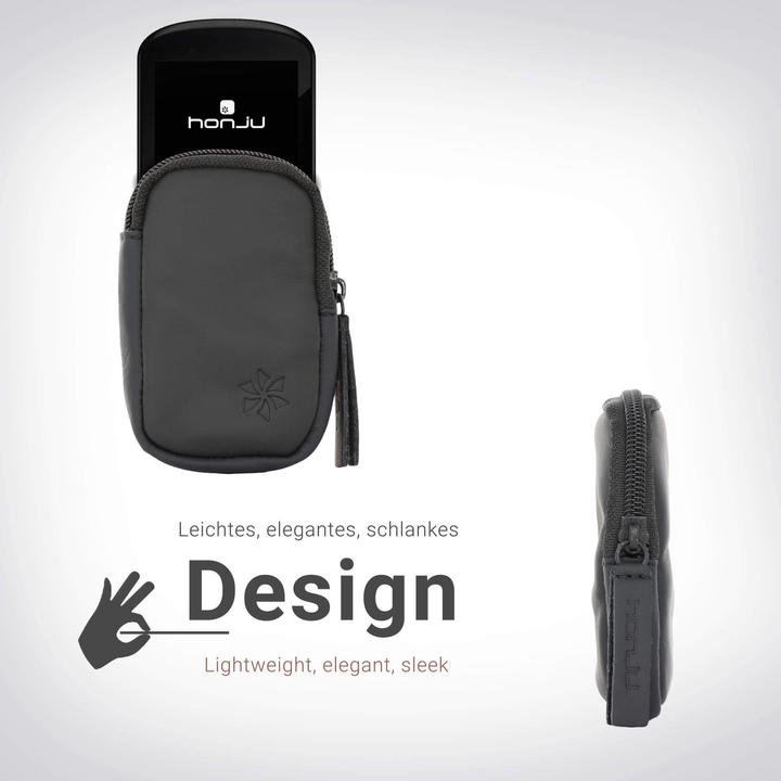 Actual product image Honju BIKE leather bag for Garmin EDGE 830 / 530 GPS computer