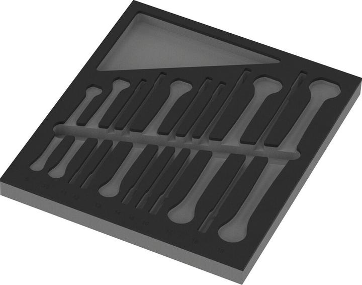 Wera 9853 Schaumstoffeinlage Kraftform Kompakt Wartung Set 1, ohne Werkzeug