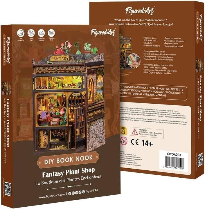 Produktbild Figured'Art Book Nook – Fantasie Pflanzenladen