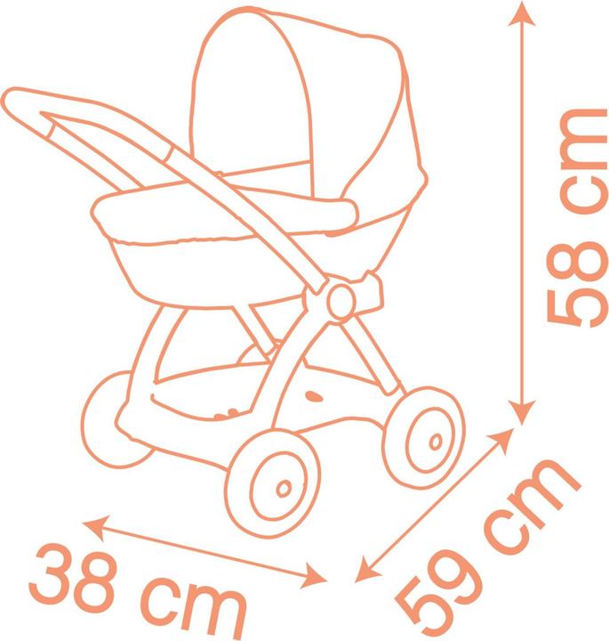 Actual product image Smoby Baby Nurse Puppenwagen