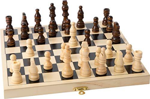 Actual product image Goki Chess set in wooden hinged case