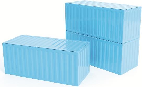 Doiy Container Box, blau