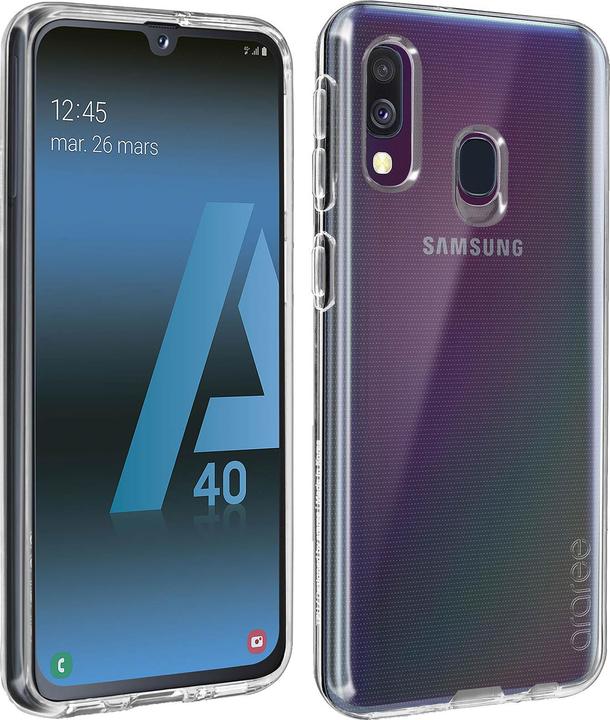 Actual product image Samsung Original ultra-thin protective case for Galaxy A40 - Transparent (Samsung Galaxy A40)