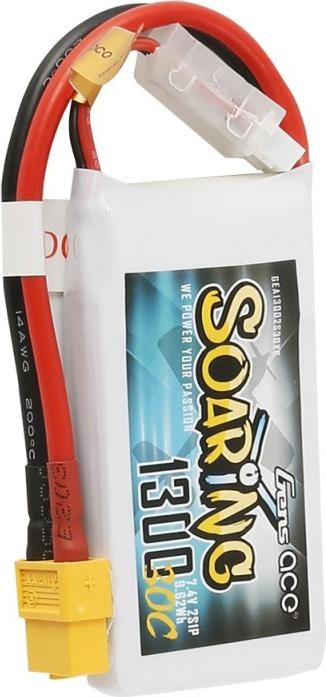Immagine prodotto Gens Ace Batteria RC LiPo 1300 mAh 7,4 V 30 C Soaring (7.40 V, 1300 mAh)