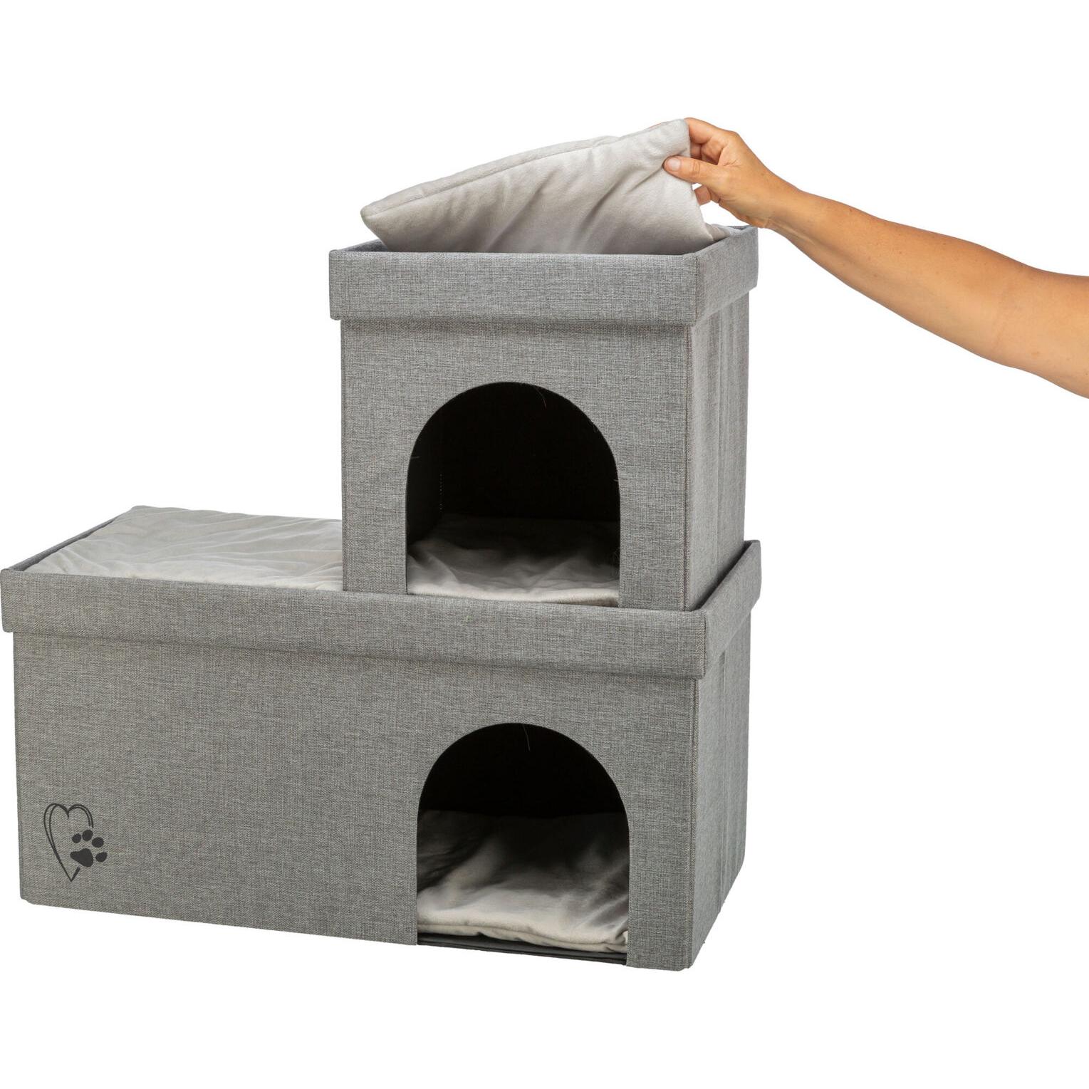 Comparer les prix de Abri pour chat 2 étages Trixie Kimy